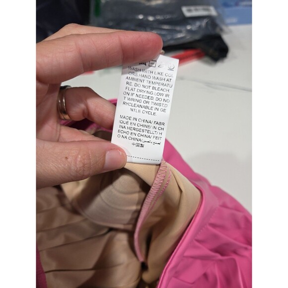 XS PINK High Waist Skater Mini Flared Pleated Skirt Short Tennis Pencil Skirt B2 - Picture 13 of 13